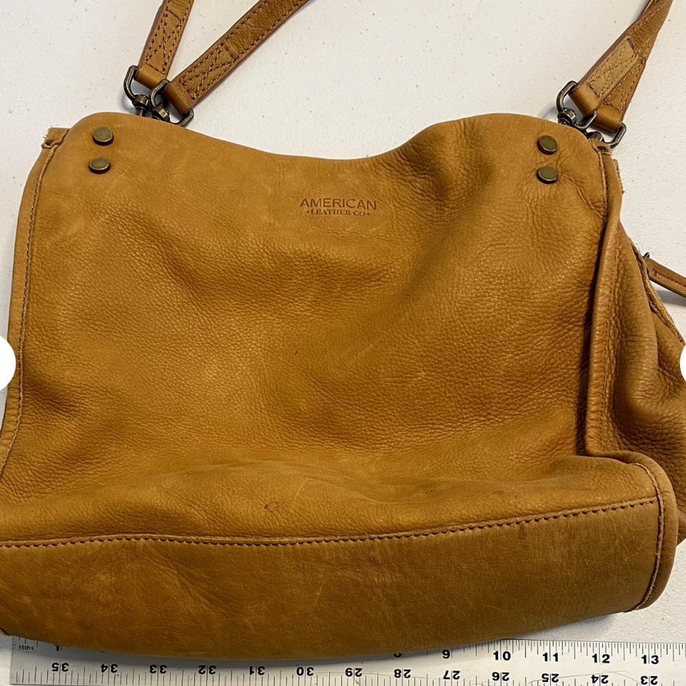 American Leather Strap Purse